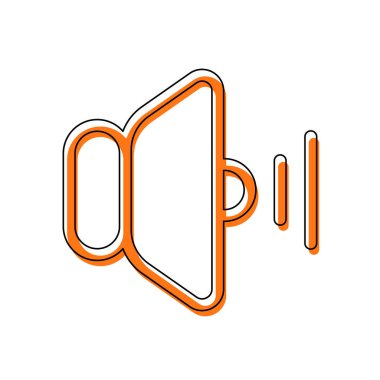 güç orta kutsal kiþilerin resmi. İzole simge siyah ince dağılımı ve farklı katmanlarda doldurma taşındı turuncu oluşan. Beyaz arka plan