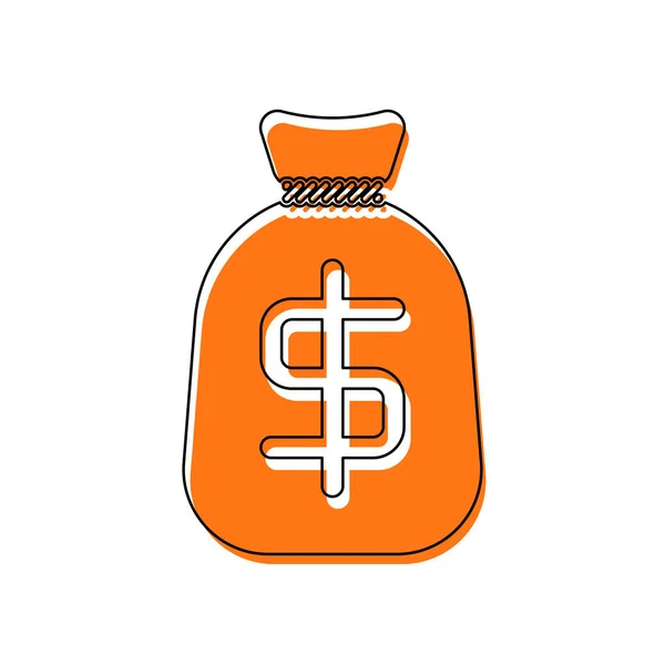 Money Bag Sign Illustration. Vector. White Icon With Soft Shadow On  Transparent Background. Royalty Free SVG, Cliparts, Vectors, and Stock  Illustration. Image 80929962.