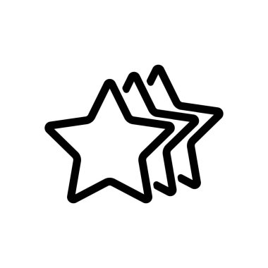 yıldız simgesi oranı. Beyaz arka planda siyah simgesi