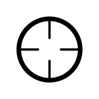 Basit hedef simge vektör çizim