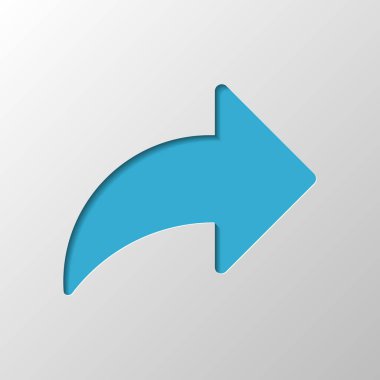 Ok ile pay kutsal kişilerin resmi. Kağıt tasarımı. Gölge ile düzenlenen sembolü