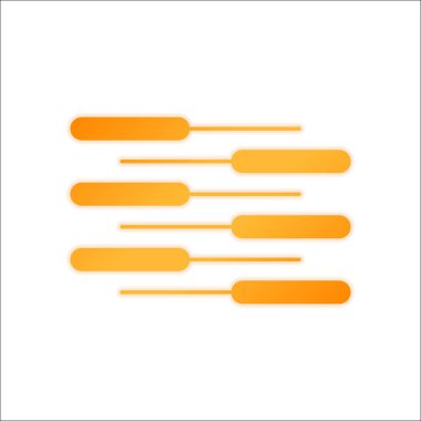 Çift piyano klavye simgesi. Düet. Rekabet, dikey görünüm. Portakal işareti beyaz arka plan üzerinde düşük ışık ile