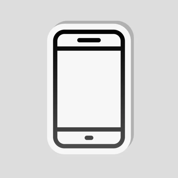 Livre Blanc Coupé Téléphone Portable Avec Icône D'application De