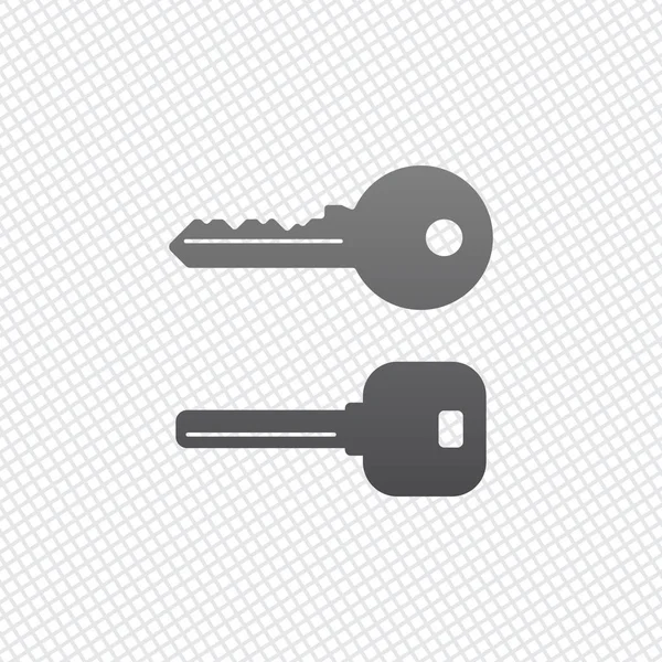 Sada Klíčů Ikony Pozadí Tabulky — Stockový vektor