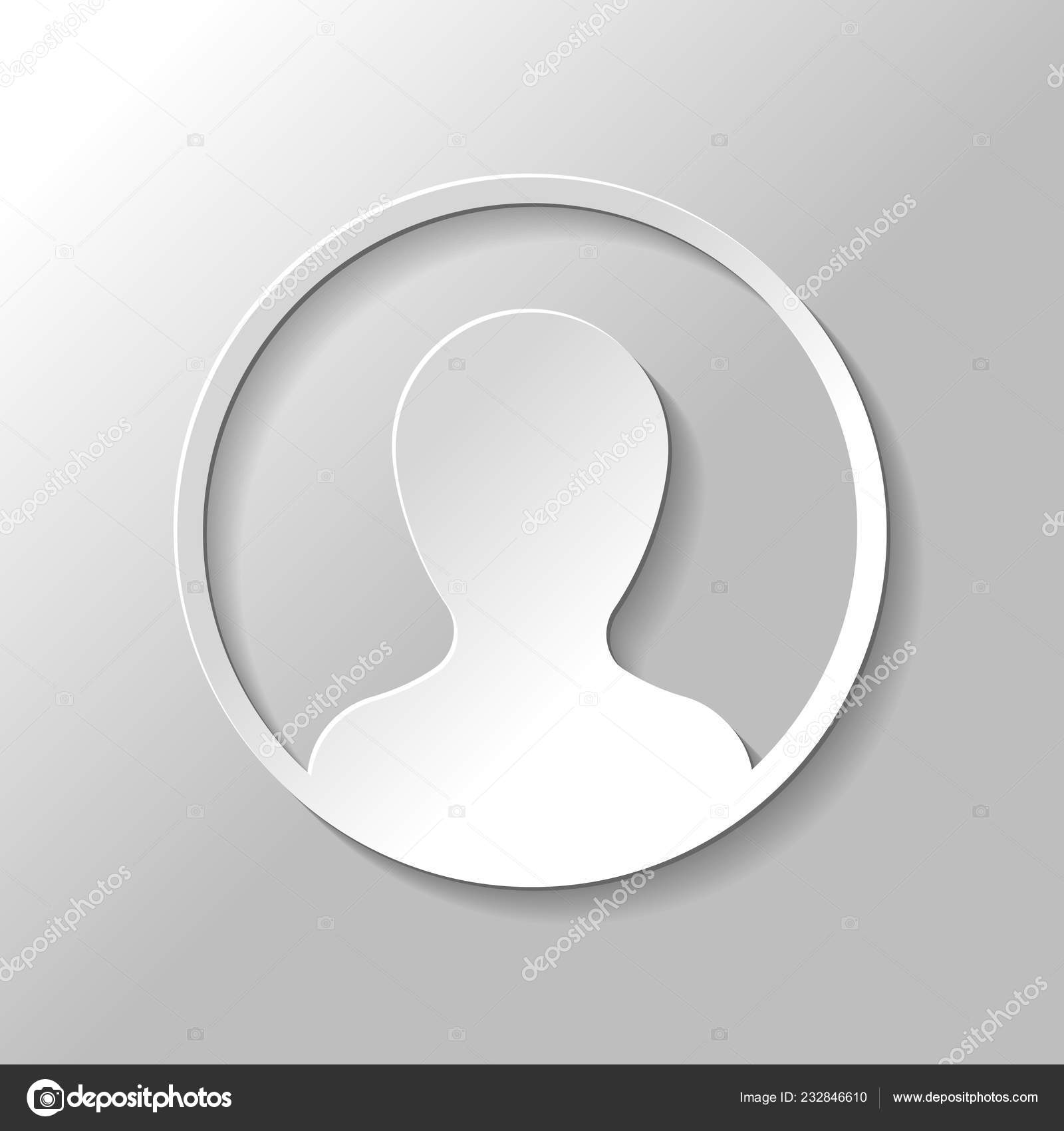 프로필 서클에 사람입니다 배경에 그림자와 스타일 스톡 벡터 - ©fokas.pokas 232846610, image size:1600x1700