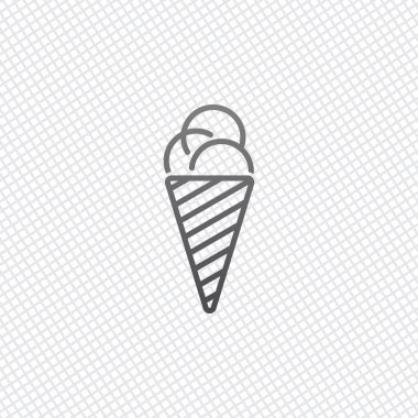 dondurma simgesi. Kılavuz arka plan üzerinde