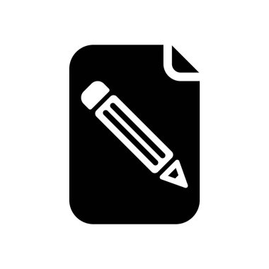 Kağıt ve kalem simgesini