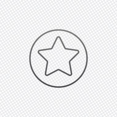 Daire kutsal kişilerin resmi içinde yıldız. Kılavuz arka plan üzerinde