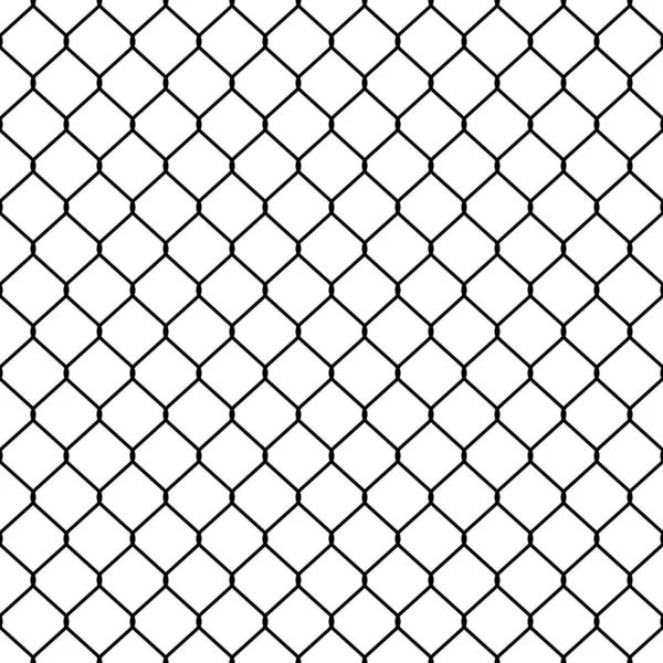 Structure Mesh Fence Seamless Pattern — Stock Vector