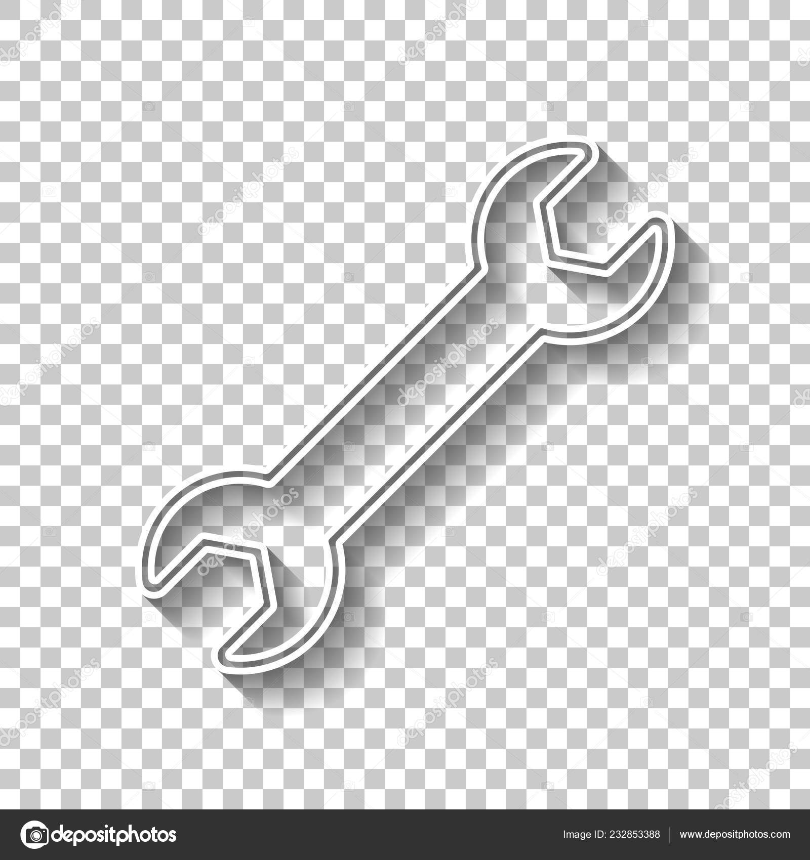 Llave Esquema Lineal Delgado Señal Contorno Blanco Con Sombra Sobre Vector  de stock #232853388 de ©fokas.pokas, image size:1600x1700