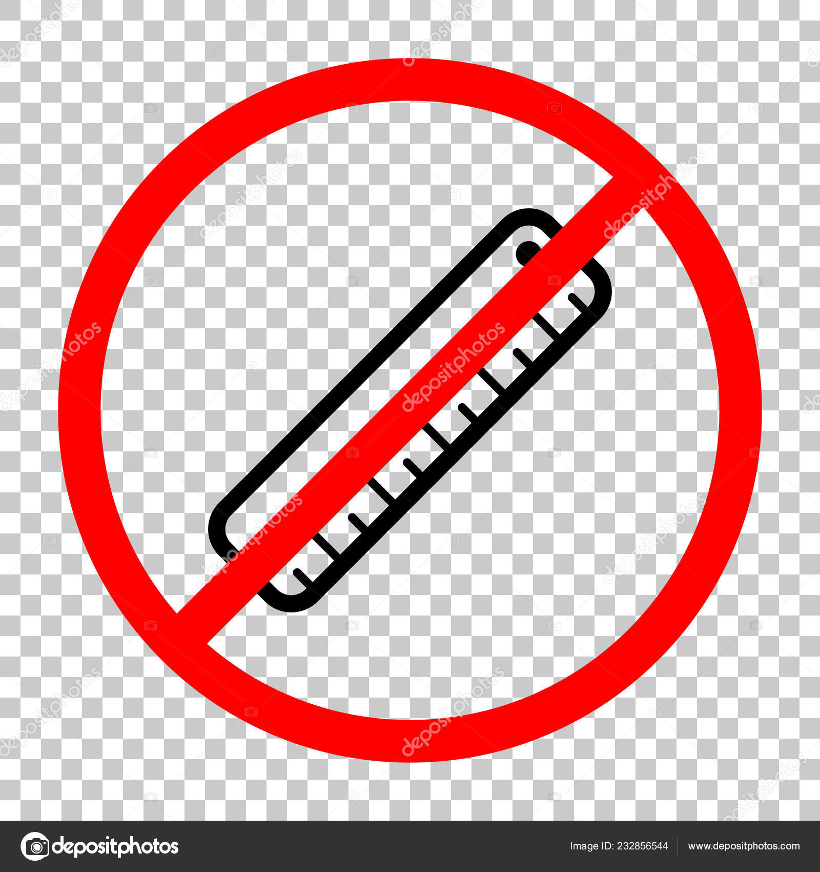 Simple Ruler Icon Allowed Black Object Red Warning Sign Transparent ...