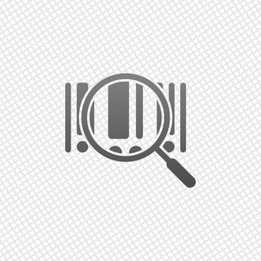 Barkod ve Yakınlaştır simgesini. Kılavuz arka plan üzerinde