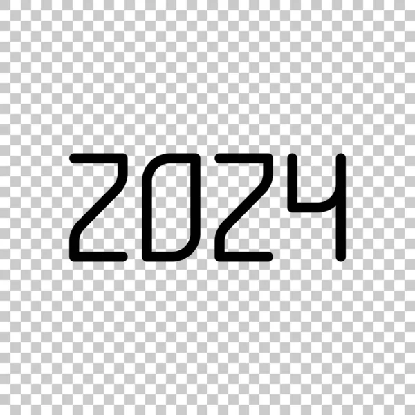 2024 아이콘입니다 받으세요 — 스톡 벡터