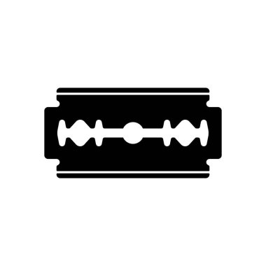 bıçak. basit siluet. Beyaz arka planda siyah simgesi