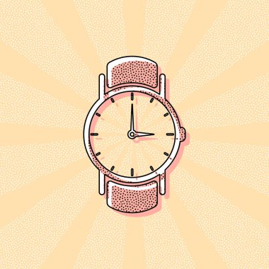 Klasik el dikkat ile okları, kutsal kişilerin resmi. Retro Vintage tipografi ofset baskı etkisi ile. Çizgi roman pop sanat arka plan ile nokta poster