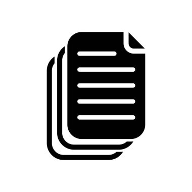 belge. basit siluet. Beyaz arka planda siyah simgesi