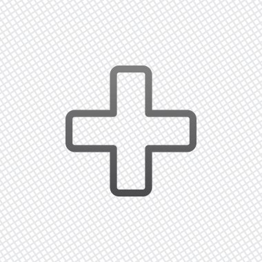 Tıbbi çapraz simgesi. Kılavuz arka plan üzerinde