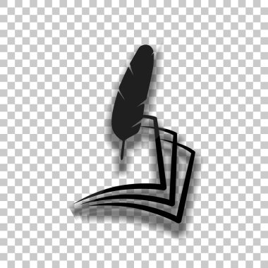 geçiş yumuşatma ve kağıt. basit siluet. Saydam arka plan üzerinde yumuşak gölgeli siyah cam kutsal kişilerin resmi