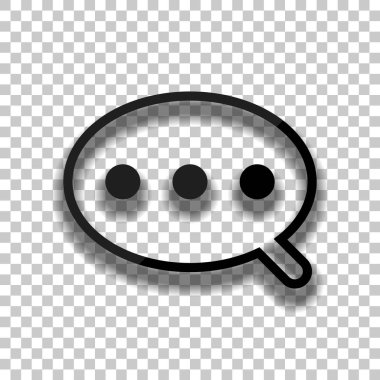 Basit metin bulut. Doğrusal, ince anahat. Saydam arka plan üzerinde yumuşak gölgeli siyah cam kutsal kişilerin resmi