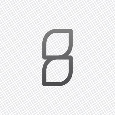 Sayı 8, rakamı, sekizinci. Kılavuz arka plan üzerinde