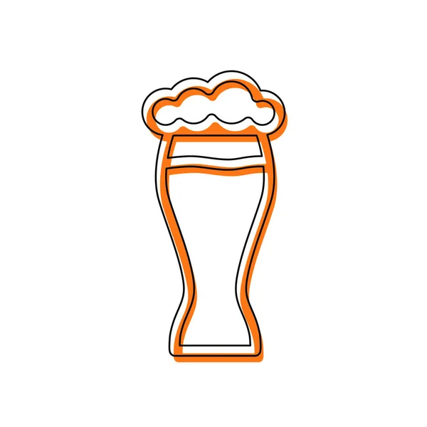 Ποτήρι Μπύρας Απλή Γραμμική Εικονίδιο Λεπτό Περίγραμμα Μεμονωμένο Εικονίδιο Που — Διανυσματικό Αρχείο
