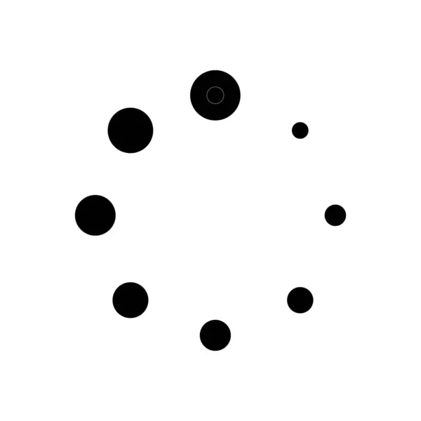 Простий Символ Завантаження Ізольовано Білому Тлі — стоковий вектор