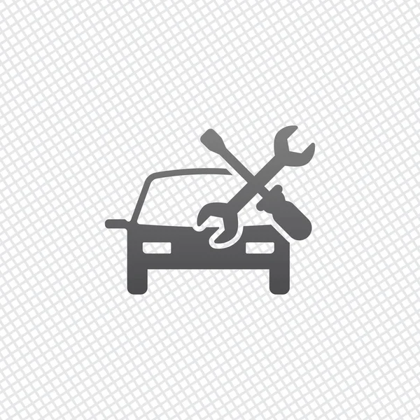 Araba Servisi Onarım Aracı Düzeltmek Kılavuz Arka Plan Üzerinde — Stok Vektör