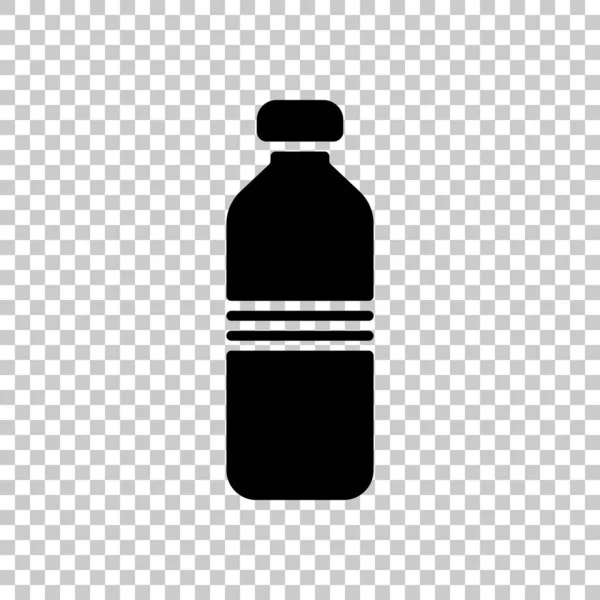 シンプルなアイコン 水のボトル 背景を透明に — ストックベクタ