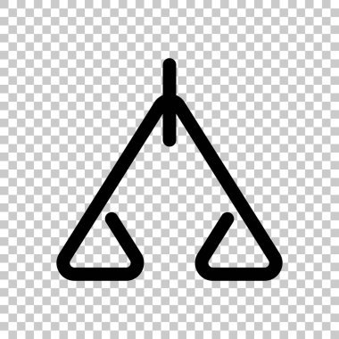 Soyut simgesini veya logo ölçek. Saydam arka plan üzerinde.