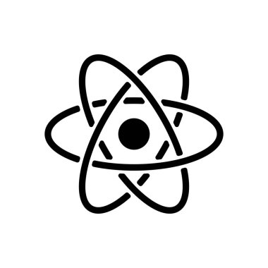 bilimsel atom sembolü, basit simgesi