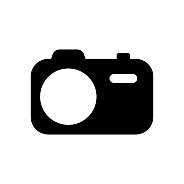 Eenvoudige Fotocamera Technologie Pictogram — Stockvector