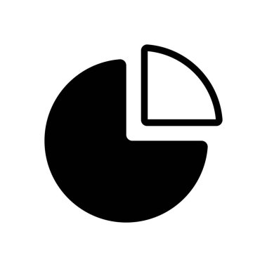 iş pasta grafik simgesi