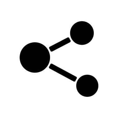 basit paylaşım simge vektör çizim