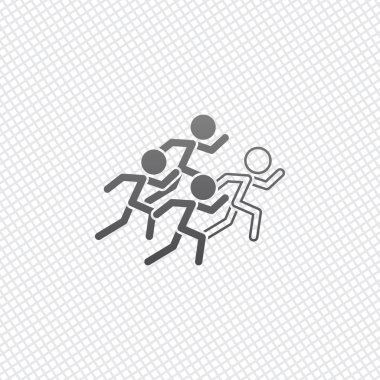 çalışan insanlar. takım lideri ile. Kılavuz arka plan üzerinde