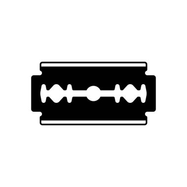 bıçak. basit siluet. Beyaz arka planda siyah simgesi