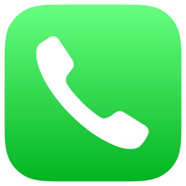 Apple Telefon Logosu, Apple Telefon Logosu, Şeffaf Arkaplanda Telefon Uygulaması Simgesi, Telefon Simgesi Vektörü, Svg ve Png
