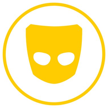 Grindr Çember Ana Hattı Logo Modern Teknoloji Simgesi, Uygulama Projeleri için Vektör SVG