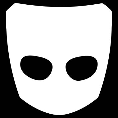 Dijital Arayüzler ve Mobil Kullanıcı Arayüzleri için Beyaz Öğütücü Simgesi Düz Vektör Tasarımı