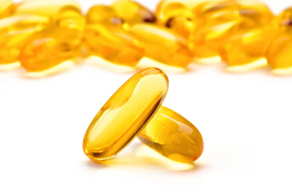 Omega 3 jel kapsülleri — Stok fotoğraf