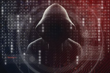 Veri güvenliği konseptinde genç bir hacker