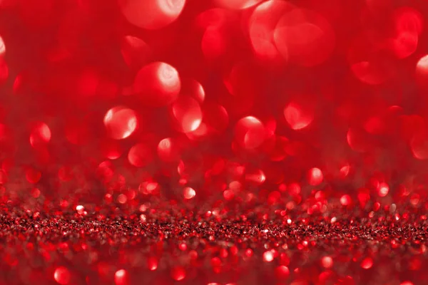 Brilho vermelho brilhante. Natal e fundo romântico — Fotografia de Stock
