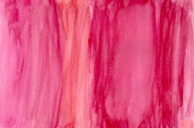 sulu boya pembe kırmızı arka plan el çekilmiş
