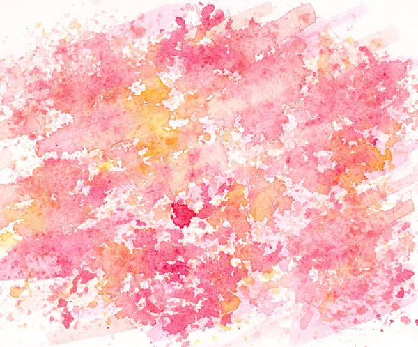 Hand Drawn Red Pink Yellow Background — Stock Photo, Image