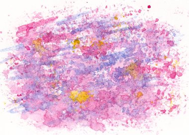 kırmızı pembe sarı arka plana el çekilmiş