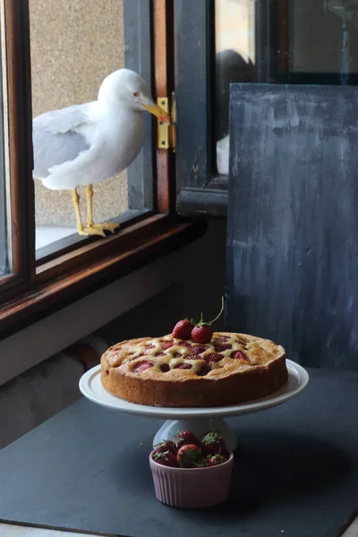 Tarta Fresa Marisco —  Fotos de Stock