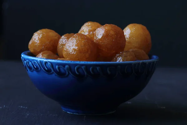 Turkish Traditional Dessert Lokma — Stock Photo, Image