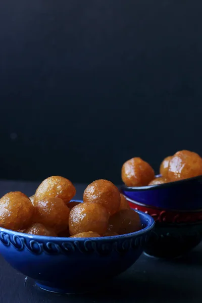 Turkish Traditional Dessert Lokma — Stock Photo, Image