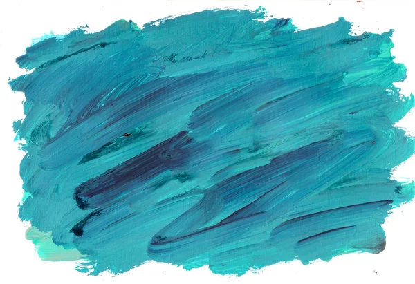 Turkuaz el çekilmiş akrilik arka plan