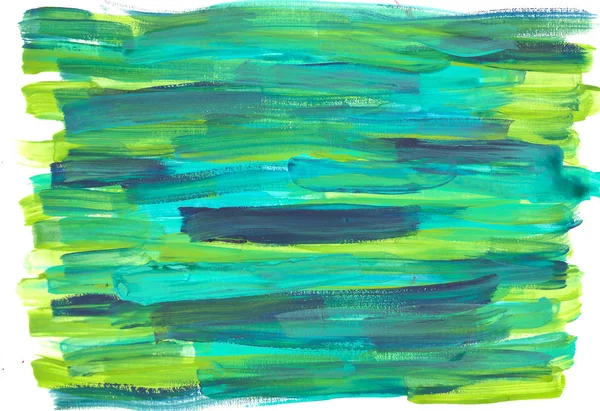 Groene Abstracte Acryl Achtergrond — Stockfoto