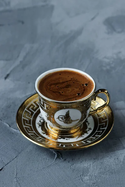 Türk Kahve Geleneksel Içki — Stok fotoğraf